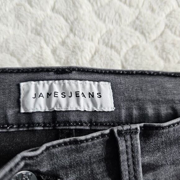 James Jeans twiggy skinny distressed faded black wash 2 - Picture 8 of 9